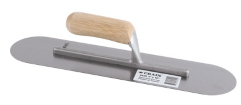 Trowel 439 4″ x 16″ Rounded Corner Finishing Trowel