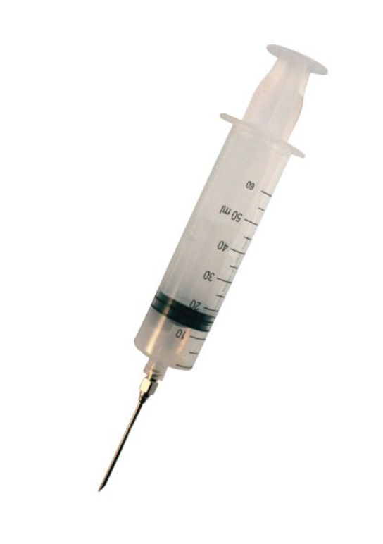 2oz Disposable Adhesive Syringe
