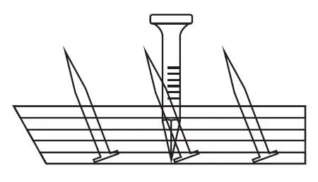 1-1/4" Concrete Tack Strip - 5/8 x 10g Nails