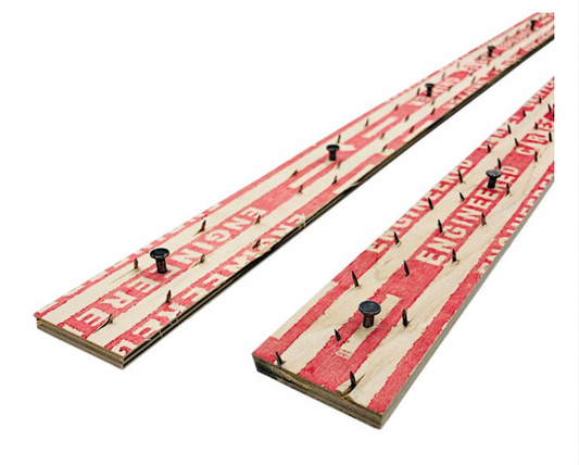 1-1/4" Concrete Tack Strip - 11/16" x 12g Nails