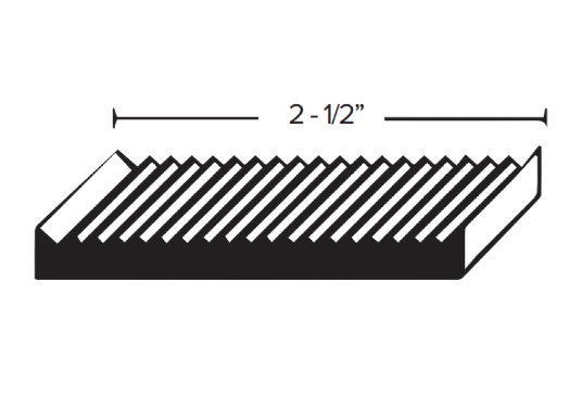 Aluminum Grooved Straight Edge