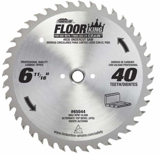 Undercut Saw Blade for Crain 835