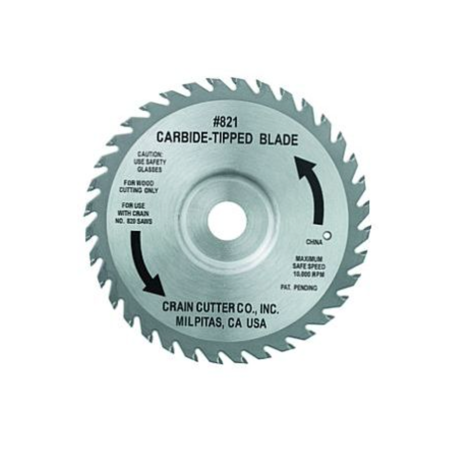 821 Carbide Saw Blade for Crain 812/820/825