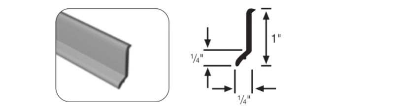 1" Tub Moulding 190