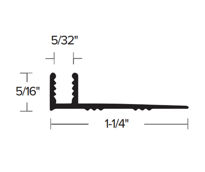 5/16” Pinless Metal Track 210