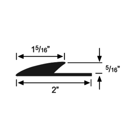 5/16" Glue Down Reducer 156